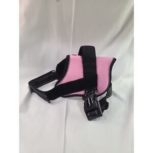 rabbitgoo No Pull Dog Harness with Buckle Reflective Adjustable No Choke M PINK